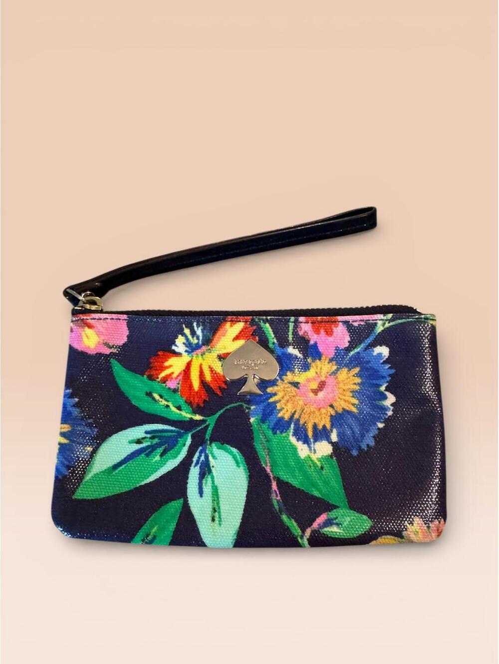 Kate Spade Storybook Floral Wristlet Wallet Purse